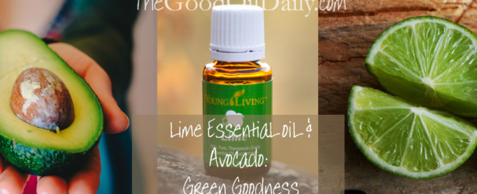 lime essential oil, avocado, the good oil daily